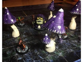 fungi forest mushroom other dnd dungeons dragons pathfinder roleplaying rpg 3d print model - Mito3D