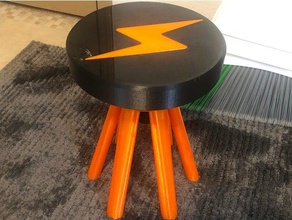3d printed stool adjustable decor artemis chair mmu prusa seating seemecnc 3d print model - Mito3D