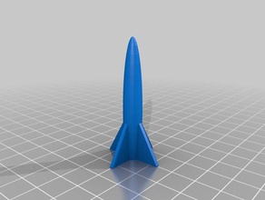 2 small rockets models 3d print model - Mito3D