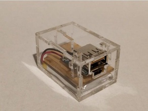 tiny usb powerbank electronics diy 3d print model - Mito3D
