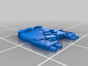 funky little ufo brinquedos jogos starship 3d print model - Mito3D