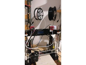 spool suporte de parede filamento 3d impressão 3d print model - Mito3D