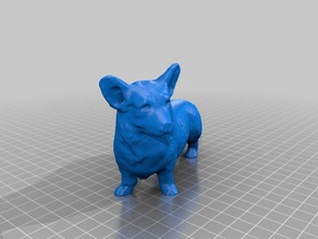 corgi hayvanlar köpek 3d print model - Mito3D