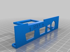 commodore 64 side plate sd mount diy 3d print model - Mito3D
