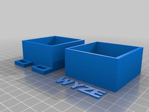wyze case 2 part v2 camera 3d print model - Mito3D