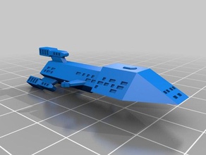 catnip cruiser-s toys games heavy starship strike 3d print model - Mito3D