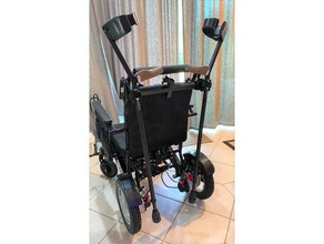 tekerlekli sandalye, kol değneği tutucu ev cane 3d print model - Mito3D