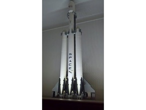 spacex falcon heavy vehicles 3d print model - Mito3D