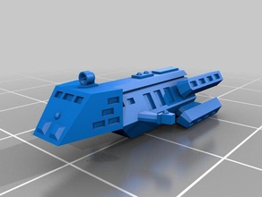 Katzenminze Fregatte - Spielzeug Spiele scifi starship 3d print model - Mito3D