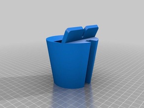 galaxy s10e cup holder mobile phone 3d print model - Mito3D