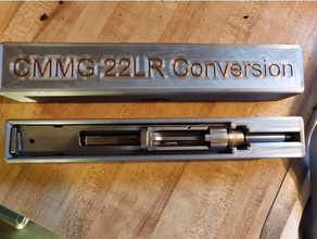 cmmg bolt case sport outdoors 22lr ar15 box conversion gun holder 3d print model - Mito3D
