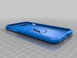 iphone 8 plus caso logótipo flash móveis 3d print model - Mito3D