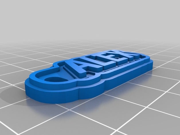 alex Anahtarlık özelleştirilmiş 3D print model - Mito3D