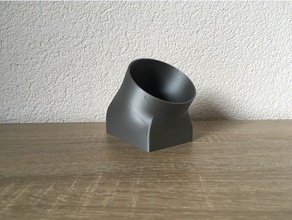 azaltma parçası yuvarlak dikdörtgen parçaları 3d print model - Mito3D