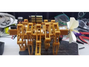 motorized strandbeest remix 3d printing mechanical motorised 3d print model - Mito3D