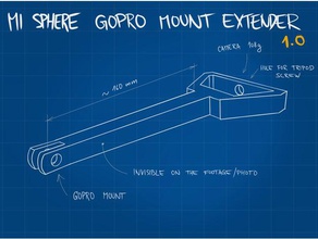 remix mija sphere 360 gopro mount sport outdoors 3d print model - Mito3D