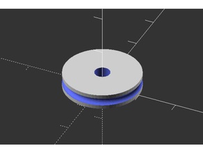 customizable pulley parts 3d print model - Mito3D