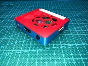 raspberry pi+ de caso eletrônica pi 3d print model - Mito3D