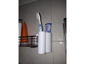 toothbrushholder cuarto de baño 3d print model - Mito3D