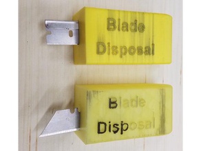 blade disposal box tools blades disposable sharp sharps 3d print model - Mito3D