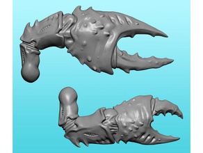 crabby claws toys games 28mm alien miniatures sci-fi tabletop wargames 3d print model - Mito3D