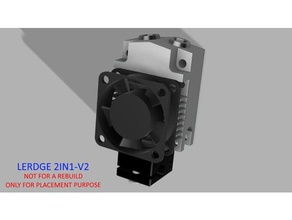 lerdge 2in1-v2 3d la stampante parti 3d print model - Mito3D