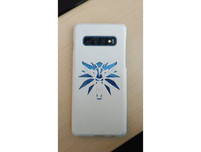 witcher themed samsung s10 case mobile phone iphone galaxy 3 3d print model - Mito3D