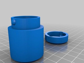 wasp nano rdta Container angepasst 3d print model - Mito3D