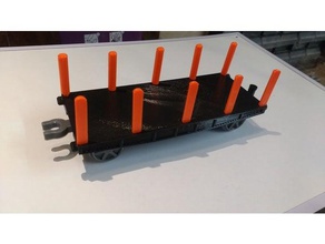 lego duplo wagon auto costruzione i giocattoli treno 3d print model - Mito3D