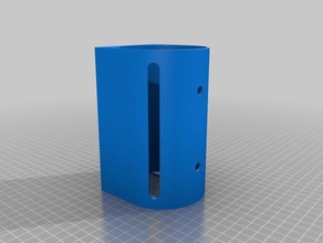 my customized parametric garbage bag dispenser organization 3d print model - Mito3D