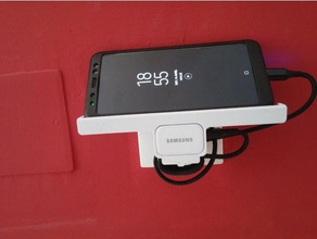 chargeur galaxy a8 mobil telefon 3d print model - Mito3D