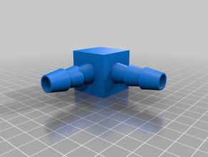 meu personalizados tubo de 33mm 90&deg 2mm mangueira do conector gerador ao ar livre jardim 3d print model - Mito3D