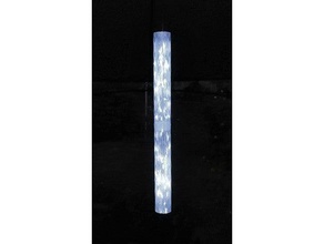 luminous crystal tube decor led light lights 3d print model - Mito3D