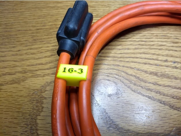 120 16-3 cord holder ver 2 3d printing 3D print model - Mito3D