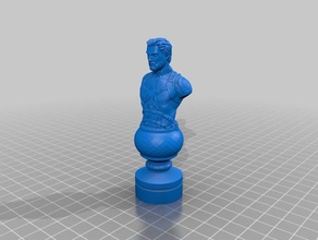 marvel capitão américa xadrez 3d impressão 3d print model - Mito3D