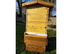 porte ruche warre bee hive entrance diy abeille beehive 3d print model - Mito3D