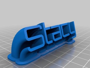 stacy bureau de personnalisé 3d print model - Mito3D