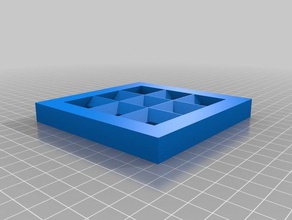 simples d&d grade de 3x3 telha impressão terreno ferramenta espuma xps iguais modelos 3d print model - Mito3D