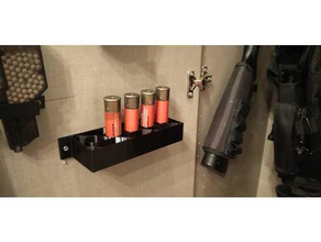 shell supporto a parete parti softair airsoft titolare holder fucile da caccia shotgun più anziani stand 3d print model - Mito3D