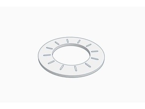 replacement spare ring dial philips living colors remote control parts 3d print model - Mito3D