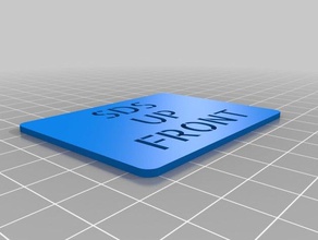 sds up signs logos customized 3d print model - Mito3D