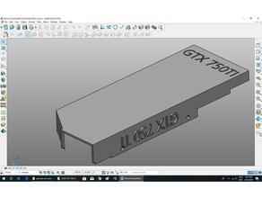 gtx 750 faible profil mince affaire ordinateur 3d print model - Mito3D