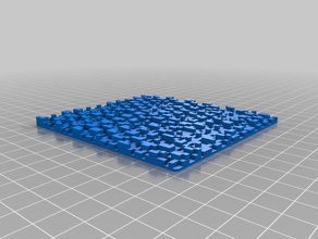 my customized binary tile there theory which states math art 3d print model - Mito3D