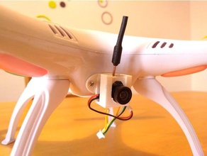 Kamera fpv mount 3d Drucker - Zubehör Drohne syma 3d print model - Mito3D