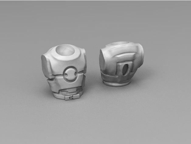 space communists warriors torso games 3D print model - Mito3D