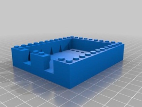 lego compatible arduino case 3d printing 3d print model - Mito3D