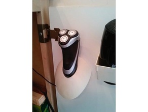 wallcabinet accroché norelco rasoir titulaire la salle de bains phillips stand 3d print model - Mito3D