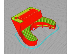 anycubic kossel condotto della ventola ala prusa mk3 3d la stampante parti plus 3d print model - Mito3D