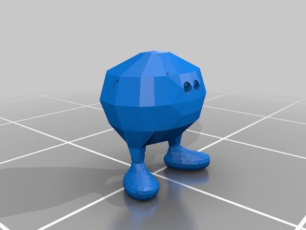 tangela lowpoly pensare video giochi pokemon 3D print model - Mito3D