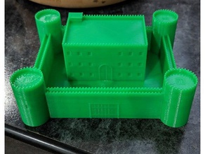 básica castillo de los edificios estructuras 3d print model - Mito3D